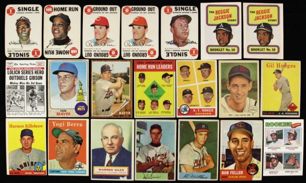 1950s-80s Baseball Card Collection - Lot of 74 w/ Many Hall of Famers, Rookie Cards and More