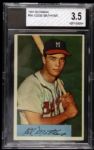 1954 Eddie Mathews Slabbed Bowman #64 Trading Card (BVG 3.5)