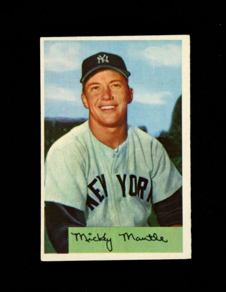 1954 Mickey Mantle New York Yankees Bowman #65 Trading Card