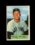 1954 Mickey Mantle New York Yankees Bowman #65 Trading Card