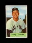 1954 Mickey Mantle New York Yankees Bowman #65 Trading Card