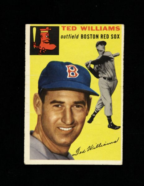1954 Ted Williams Boston Red Sox Topps #250 Trading Card 