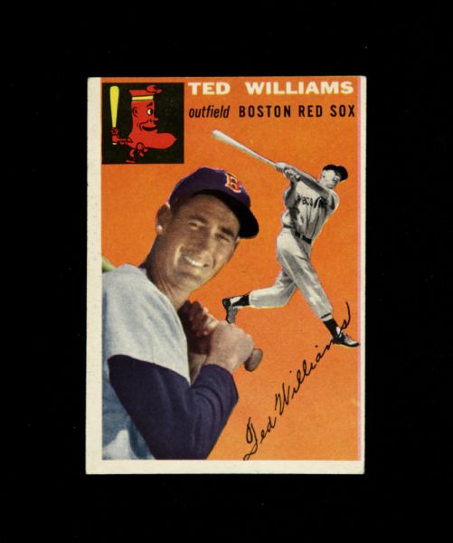 1954 Ted Williams Boston Red Sox Topps #1 Trading Card 
