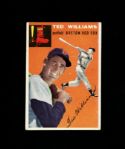 1954 Ted Williams Boston Red Sox Topps #1 Trading Card 