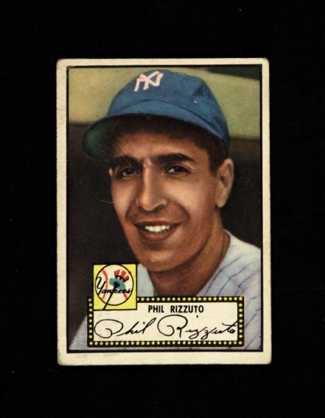 1952 Phil Rizzuto New York Yankees Topps #11 Trading Card