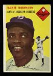 1954 Jackie Robinson Brooklyn Dodgers Topps #10 Trading Card