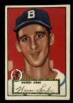 1952 Warren Spahn Milwaukee Braves Topps #33 Trading Card
