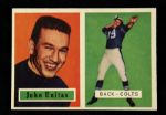 1957 Johnny Unitas Baltimore Colts Topps #138 Rookie Trading Card