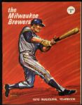1970 Milwaukee Brewers Inaugural Season Team Yearbook