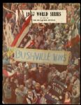 1957 Milwaukee Braves "Bushville Wins" Milwaukee Journal World Series Recap Magazine