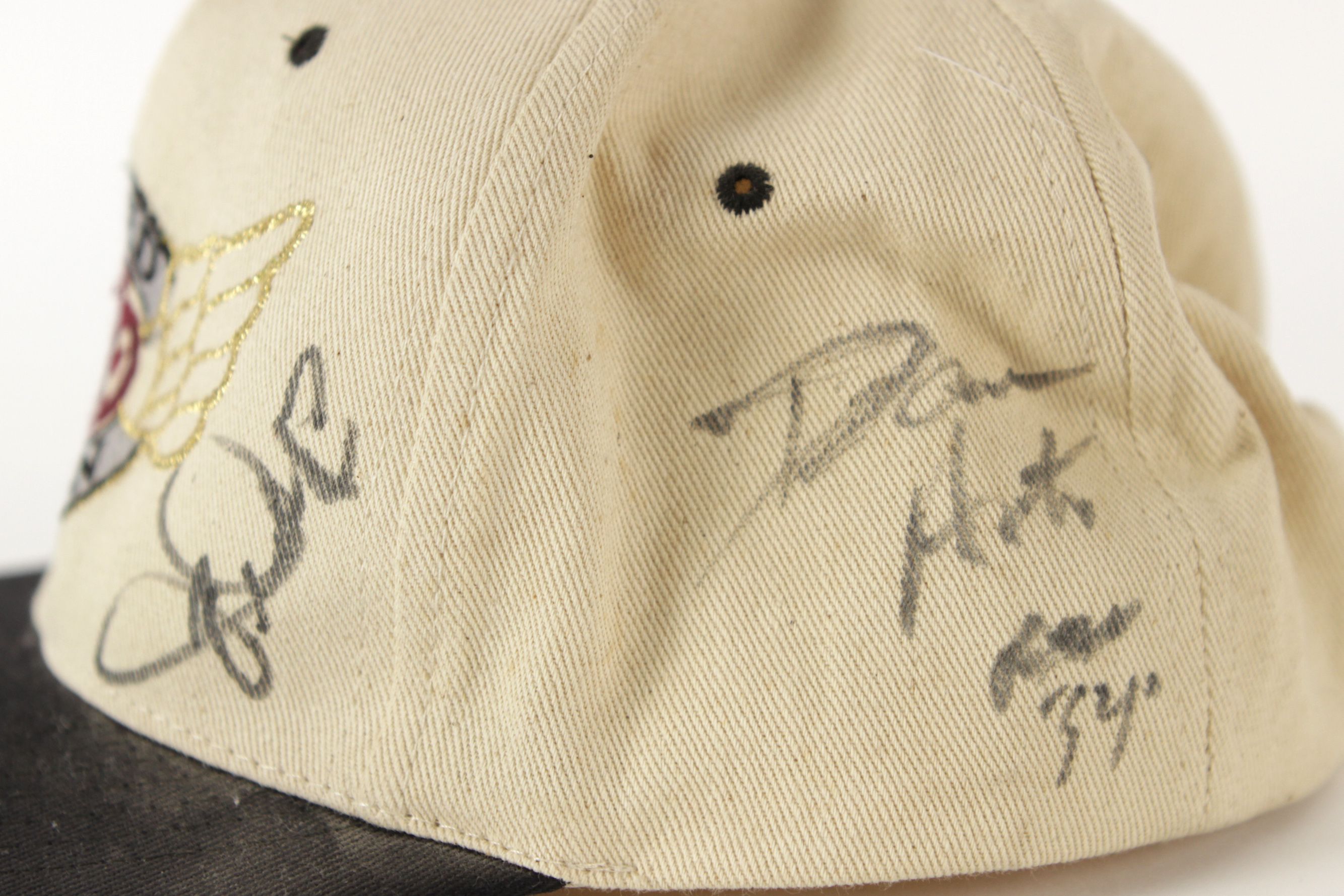 Lot Detail - 1990's REO Speedwagon Group Signed Hat w/ 7 Signatures (JSA)