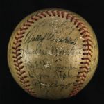 1946 Oakland Oaks PCL Team Signed Baseball w/ 27 Signatures Including Casey Stengel, Pete Fox & More (JSA)