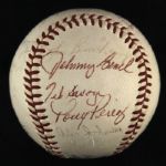 1969 Cincinnati Reds Team Signed ONL Giles Baseball w/ 19 Signatures Including Johnny Bench, Pete Rose & More (JSA)