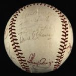 1969 Cincinnati Reds Team Signed ONL Giles Baseball w/ 19 Signatures Including Johnny Bench, Pete Rose & More (JSA)