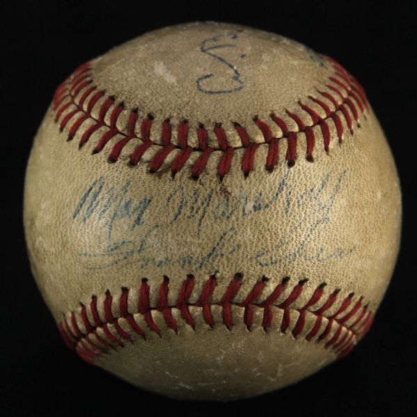 1946 Happy Chandler Max Marshall Spec Shea PCL Signed Baseball (JSA)