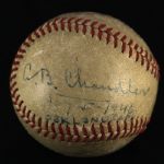 1946 Happy Chandler Max Marshall Spec Shea PCL Signed Baseball (JSA)