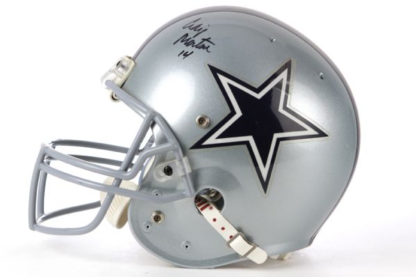 1980s Craig Morton and Danny White Dallas Cowboys Signed Full Size Helmet  (JSA)