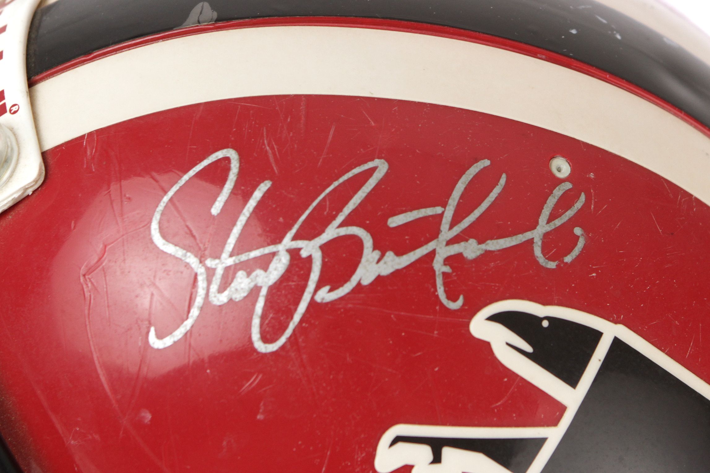 Lot Detail - 1980's Steve Bartkowski and Chris Mills Atlanta Falcons Signed  Full Size Helmet (JSA)