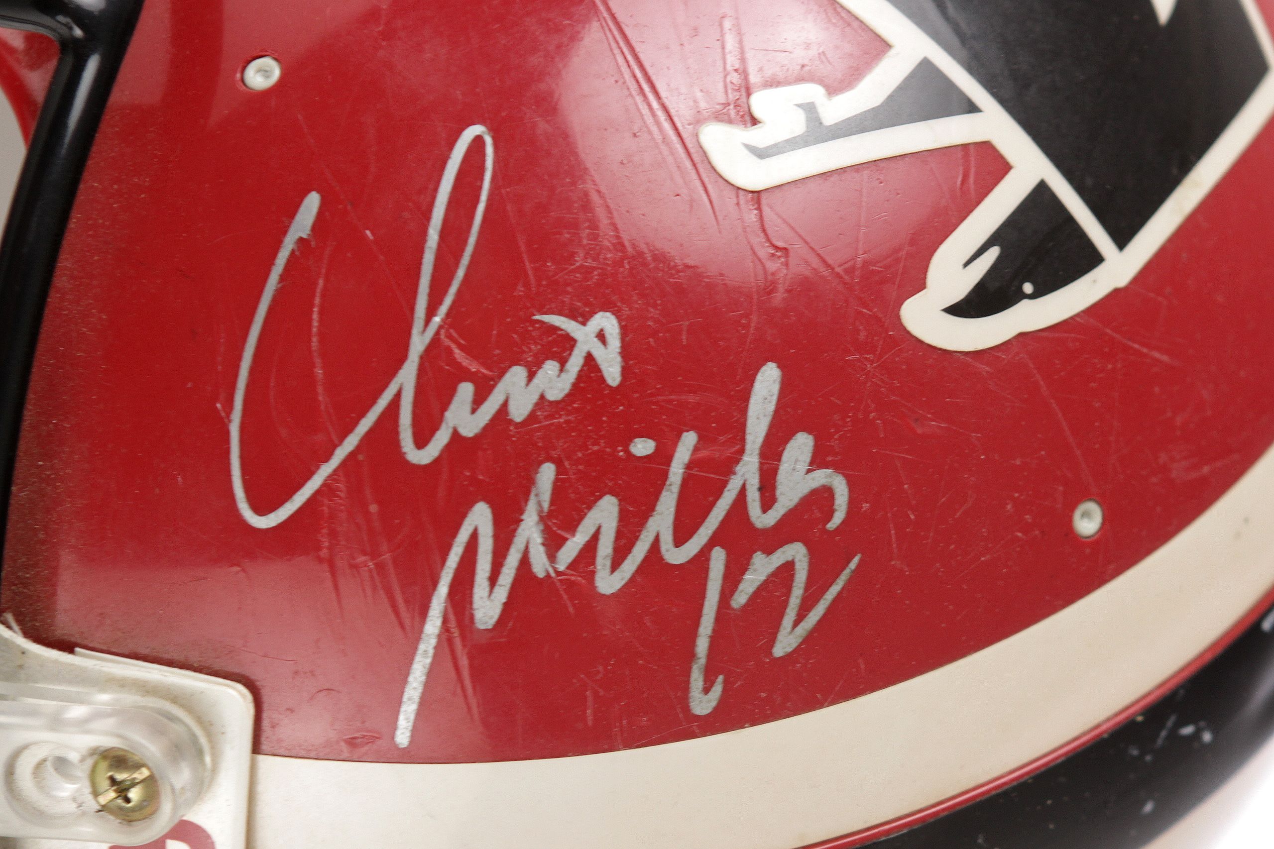 Lot Detail - 1980's Steve Bartkowski and Chris Mills Atlanta Falcons Signed  Full Size Helmet (JSA)