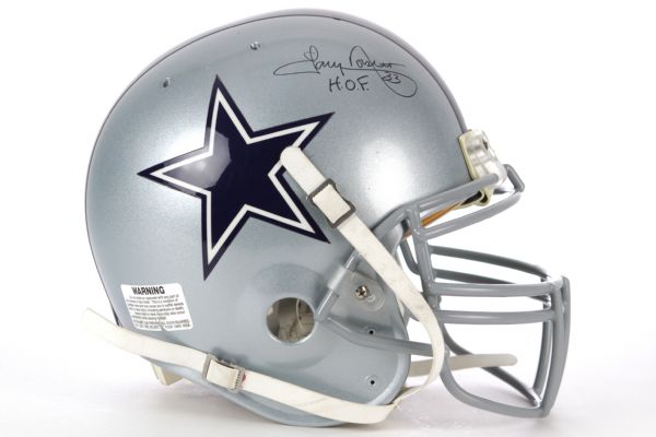 1999 Dallas Cowboys Tony Dorset Signed Full Size Helmet (JSA)