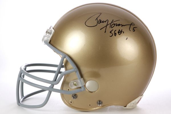 2001 Notre Dame Paul Horning Signed Full Size Helmet (JSA)