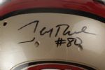 1990's-2000's San Francisco 49ers Jerry Rice #80 Signed Full Size Helmet (JSA)