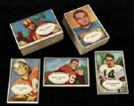 1953 Bowman Football Partial Set (Lot of 112)