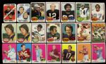 1955-1976 Assorted Football Cards (Lot of 44)