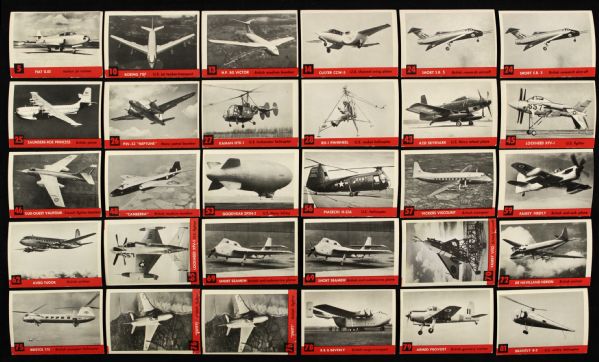1956 Topps Jets Cards (Lot of 46)