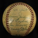 1950's Multi Signed A.J. Reach OAL Harridge Baseball w/ 18 Signatures Including Paul Waner, Harvey Kuenn & More (JSA)