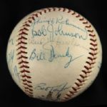 1967 New York Mets Team Signed ONL Giles Baseball w/ 15 Signatures Including Ed Kranepool, Jerry Grote & More (JSA)