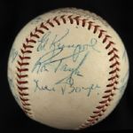 1967 New York Mets Team Signed ONL Giles Baseball w/ 15 Signatures Including Ed Kranepool, Jerry Grote & More (JSA)