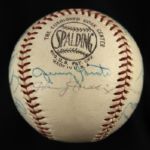 1967 New York Mets Team Signed ONL Giles Baseball w/ 15 Signatures Including Ed Kranepool, Jerry Grote & More (JSA)