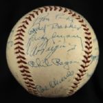 1960 Mayaguez Puerto Rican Winter League Team Signed Baseball w/ 22 Signatures (JSA) Bob Botz Collection
