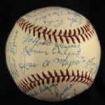1960 Mayaguez Puerto Rican Winter League Team Signed Baseball w/ 22 Signatures (JSA) Bob Botz Collection