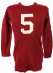 1950s #5 Durene All Star Game Worn Football Jersey (MEARS LOA)