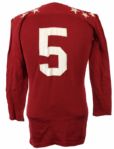 1950's #5 Durene All Star Game Worn Football Jersey (MEARS LOA)