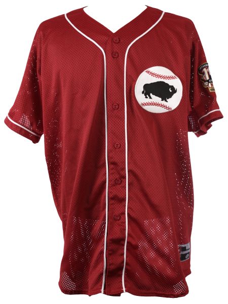 2007-08 Shin Soo Choo Buffalo Bisons Game Worn Alternate Jersey (MEARS LOA/Team LOA)