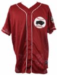 2007-08 Shin Soo Choo Buffalo Bisons Game Worn Alternate Jersey (MEARS LOA/Team LOA)