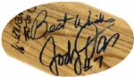 1985 Jody Davis Chicago Cubs Signed Louisville Slugger Professional Model Game Used Bat (MEARS LOA/JSA)