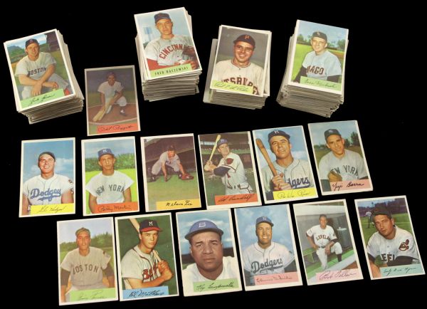 1954 Bowman Baseball Near Complete Set (214/224)