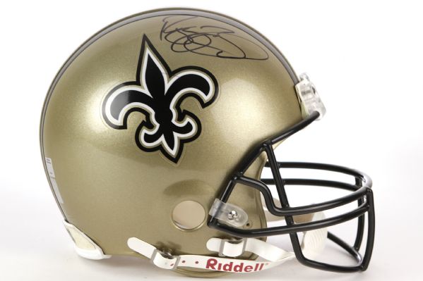 2002 New Orleans Saints Reggie Bush Signed Full Size Helmet (JSA)