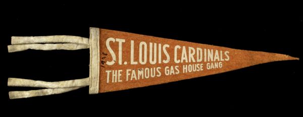 1938 St. Louis Cardinals The Famous Gas House Gang 12" Mini Pennant