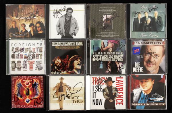1970s-2000s Signed CD Collection (JSA)