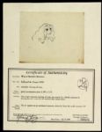 1950's Walt Disney Original Minnie Mouse & Lady and The Tramp Animation Cells - Lot of 2 (COA)