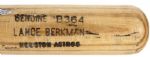 2002 Lance Berkman Houston Astros Signed Louisville Slugger Professional Model All Star Game Used Bat (MEARS A8)