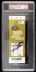 2005 Prince Fielder Milwaukee Brewers Signed Ticket Stub From 1st Career Home Run Game (PSA Slabbed)