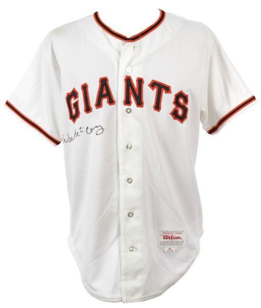 1980s Willie McCovey San Francisco Giants Signed Jersey (JSA)