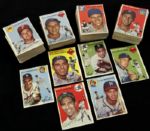 1954 Topps Baseball Near Complete Set (215/250)