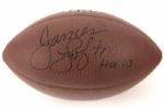 2003 James Lofton Green Bay Packers Signed Football (JSA)